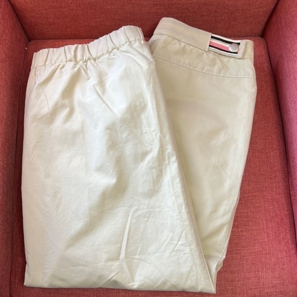 LOFT WOMENS BEIGE CAPRIS SIZE 10 NEW WITHOUT TAGS NWOT